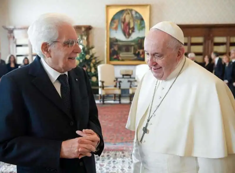 sergio mattarella  papa francesco  