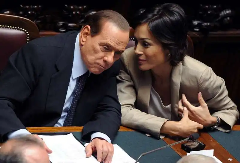 SILVIO BERLUSCONI MARA CARFAGNA