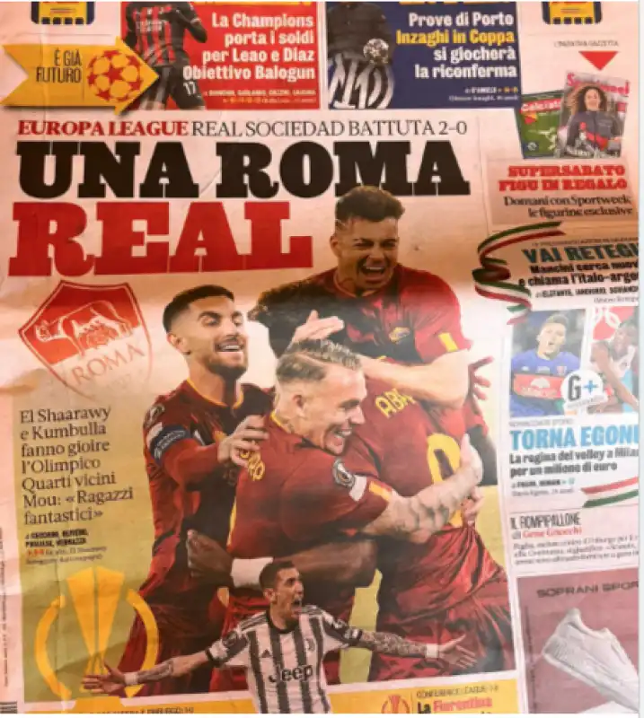 titolo prima pagina gazzetta dello sport 10 marzo