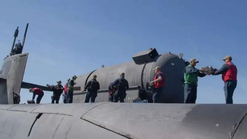 USS FLORIDA - SOTTOMARINO AMERICANO A NAPOLI