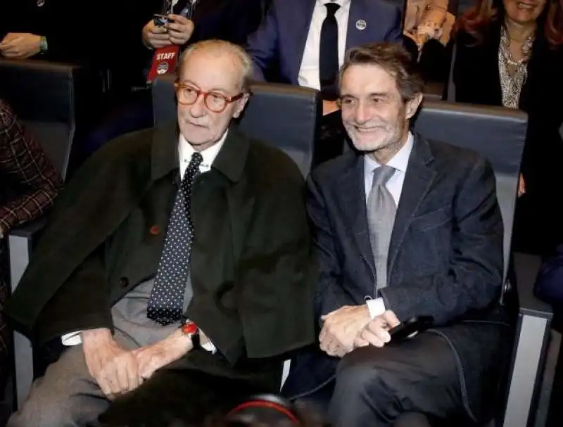 VITTORIO FELTRI E ATTILIO FONTANA AL CONSIGLIO REGIONALE DELLA LOMBARDIA 