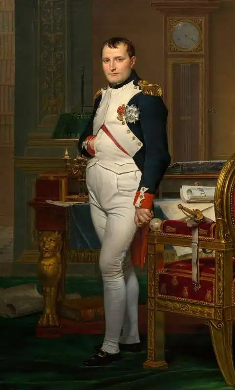 2  napoleone   jacques louis david   the emperor napoleon in his study at the tuileries   google art project 2