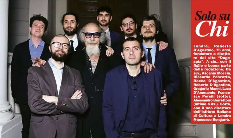 ascanio moccia   riccardo panzetta   rocco d'agostino   dago   gregorio manni   luca d'ammando   francesco persili   alessandro berrettoni   foto di chi