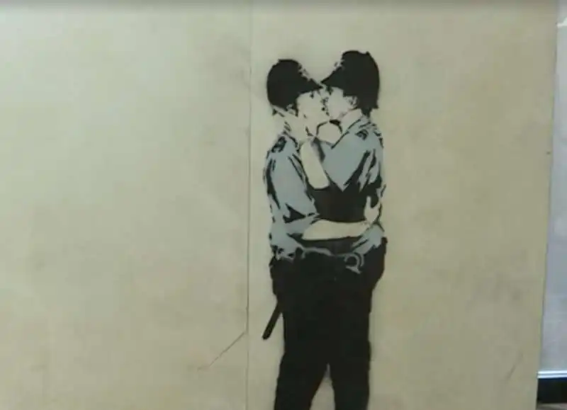 banksy painting walls al museo m9 di mestre 5