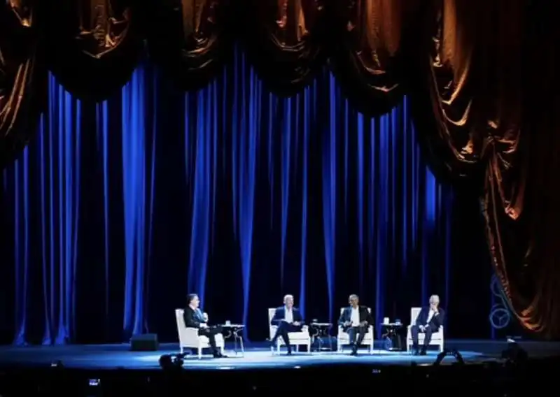 barack obama   joe biden   radio city hall new york   