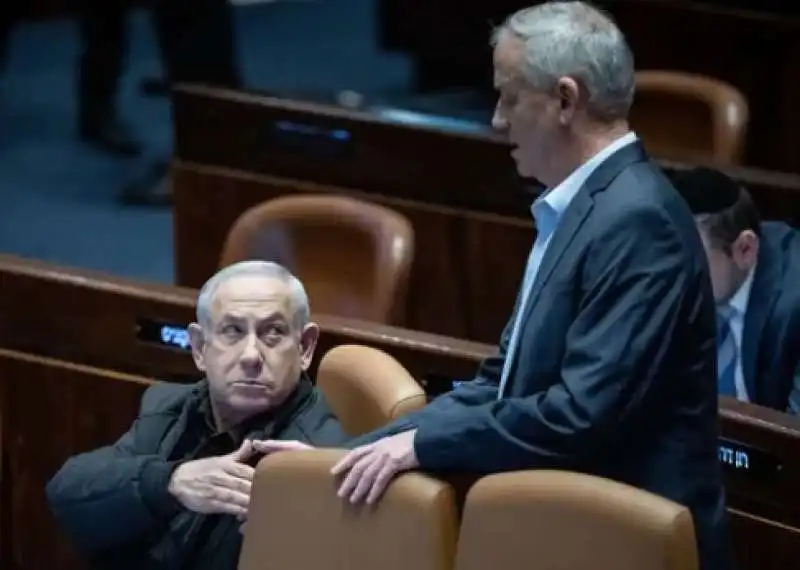 benjamin netanyahu Benny Gantz 