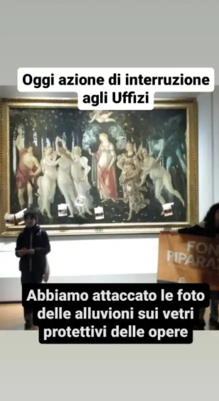 blitz di ultima generazione agli uffizi 