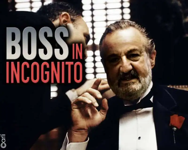 BOSS IN INCOGNITO - MEME BY EMILIANO CARLI 