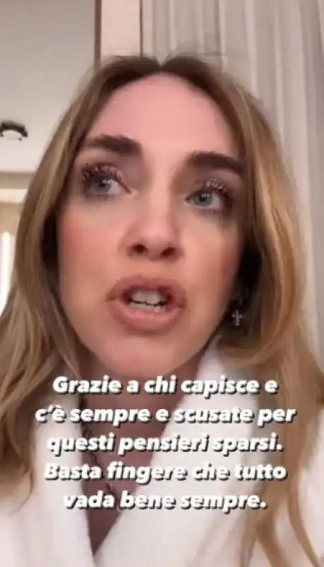 chiara ferragni piange sui social 1