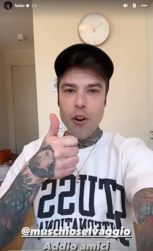 fedez annuncia ultima puntata di muschio selvaggio 6