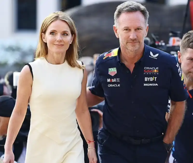 geri halliwell e christian horner in bahrain  4