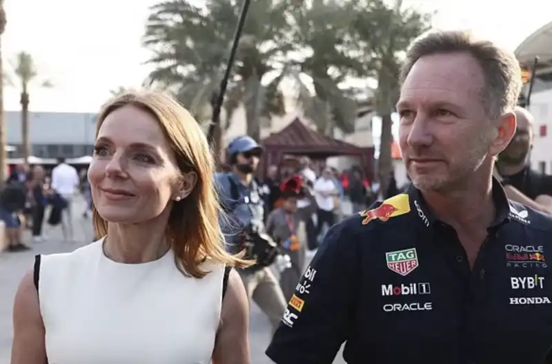 geri halliwell e christian horner in bahrain  7