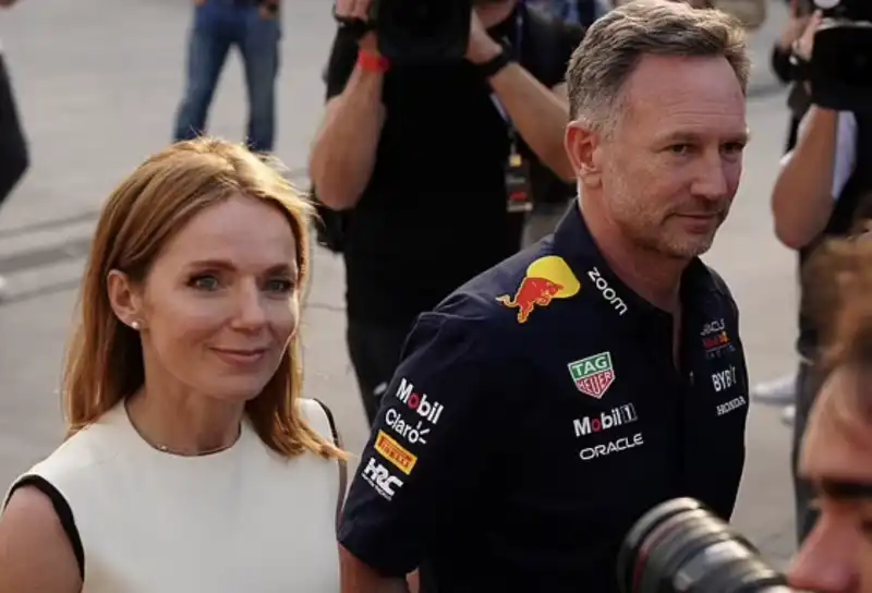 geri halliwell e christian horner in bahrain  9