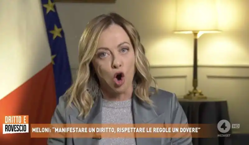 giorgia meloni a dritto e rovescio   7