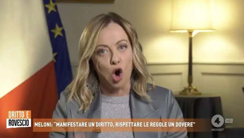 giorgia meloni a dritto e rovescio   8