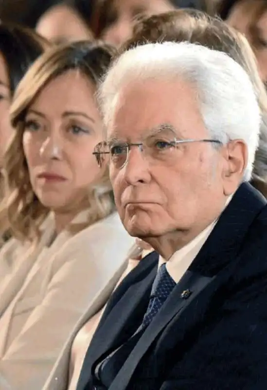 GIORGIA MELONI E SERGIO MATTARELLA