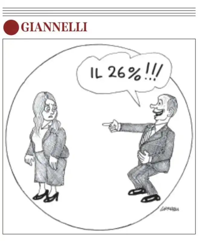 GIORGIA MELONI  E VLADIMIR PUTIN - VIGNETTA BY GIANNELLI