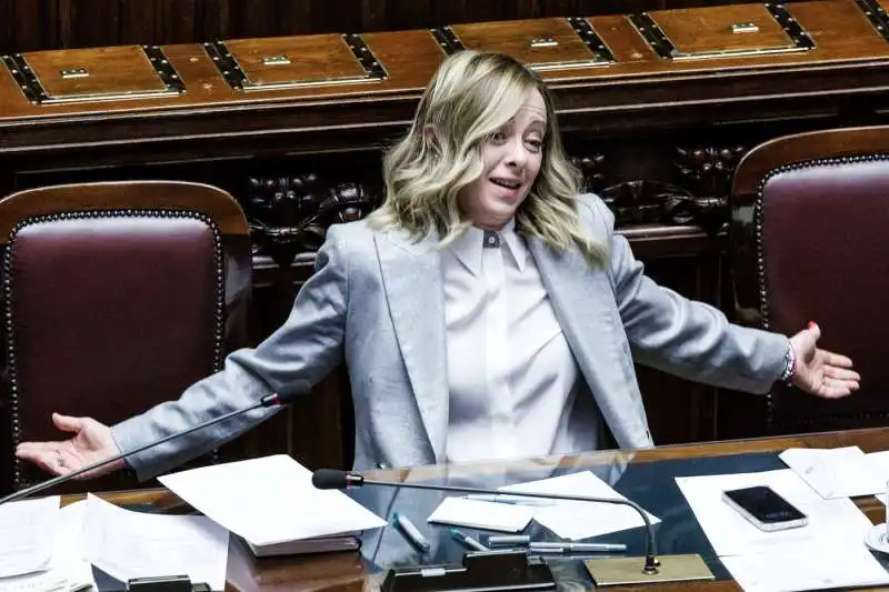 giorgia meloni alla camera