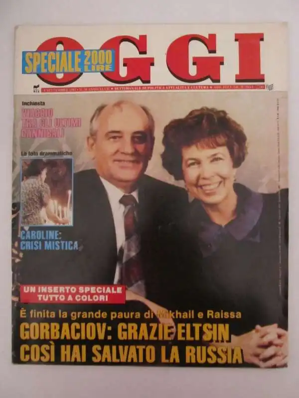 gorbaciov e raissa oggi