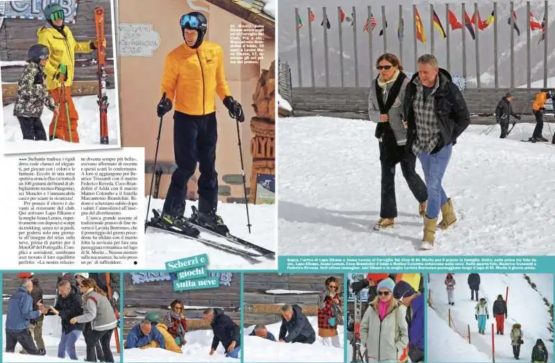 lapo e john elkann a st moritz   foto chi  