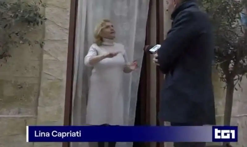 lina capriati al tg1 