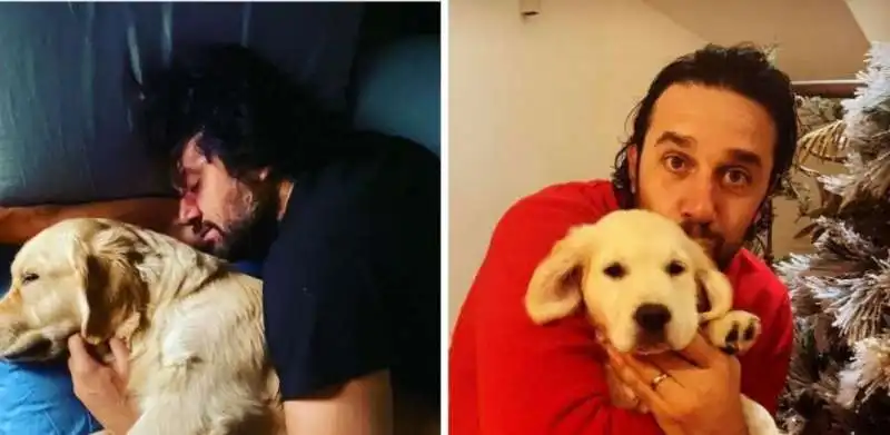 LUCA TONI CON IL SUO CANE