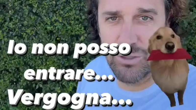 LUCA TONI - VIDEO SUL SUO CANE NON AMMESSO IN UN CIRCOLO