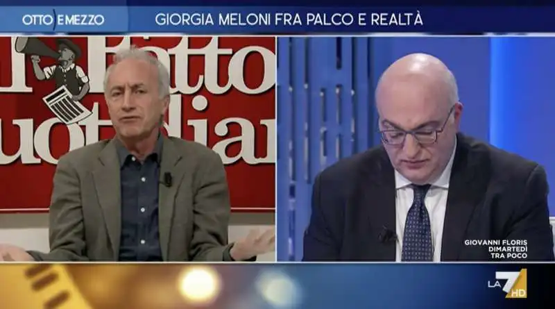 marco travaglio vs mario sechi a otto e mezzo  1