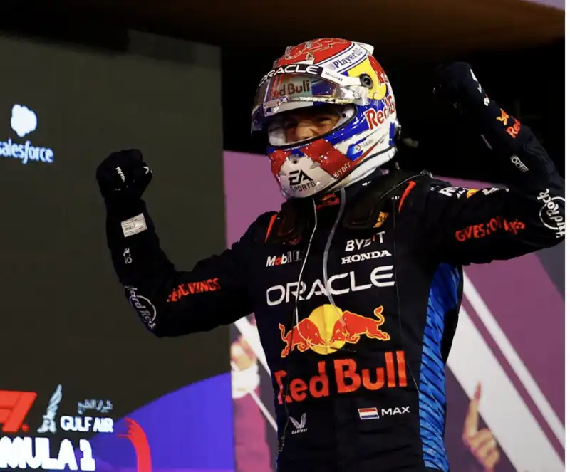 max verstappen vince in Bahrain