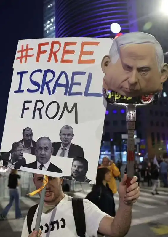 proteste contro il governo di benjamin netanyahu in israele   17