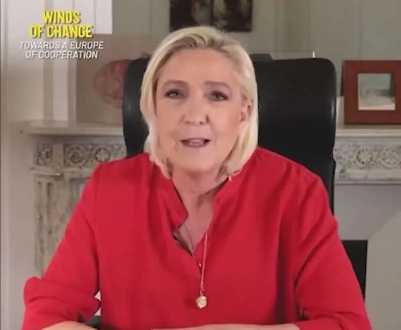 VIDEO DI MARINE LE PEN CONTRO GIORGIA MELONI