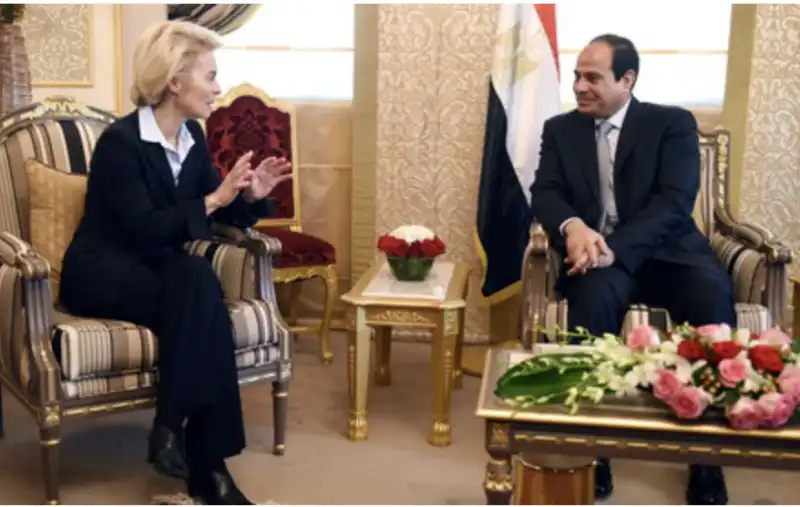 von der leyen al sisi