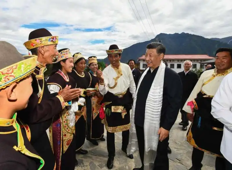   xi jinping in tibet