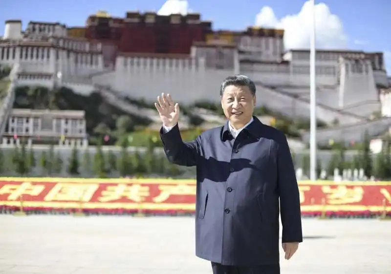 xi jinping in tibet