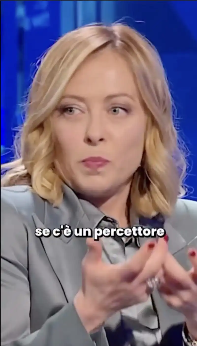 GIORGIA MELONI E LA PRESSIONE FISCALE 