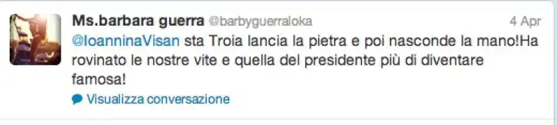 BARBARA GUERRA CONTRO RUBY 