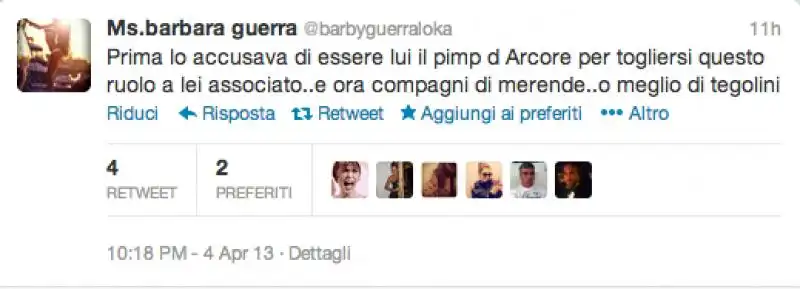 BARBARA GUERRA CONTRO RUBY 