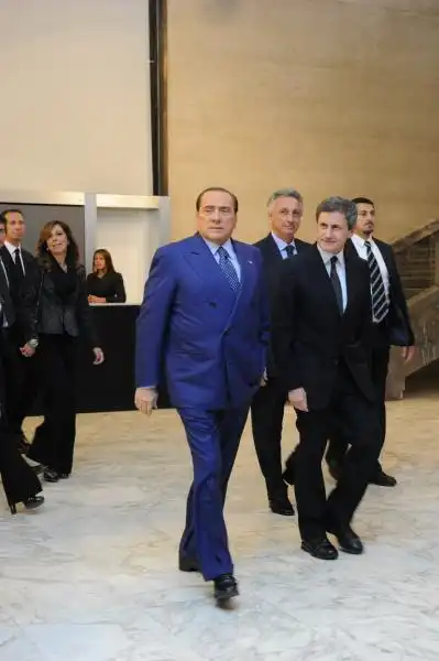 Berlusconi Alemanno e Borghini 