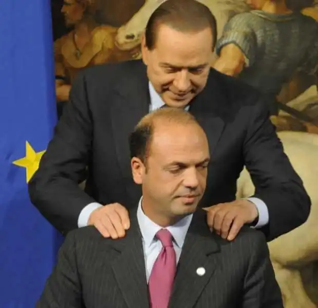 berlusconi e alfano 