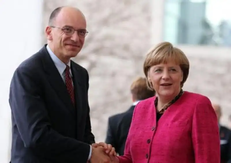 ENRICO LETTA E ANGELA MERKEL