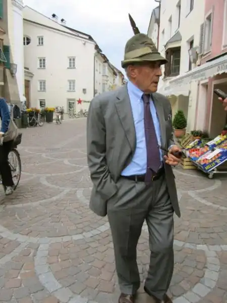 FRANCO MARINI  a Bressanone per il raduno nazionale alpini 2012 - foto ellemme