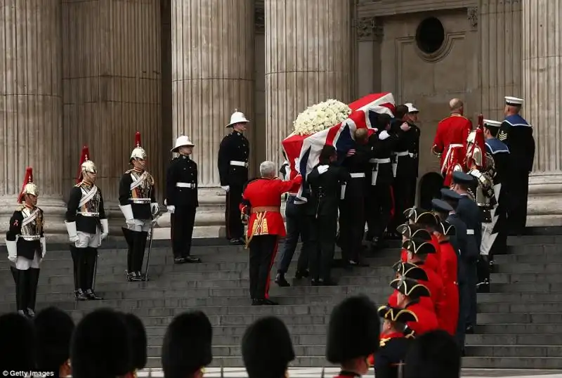 FUNERALI DI MARGARETH THATCHER 