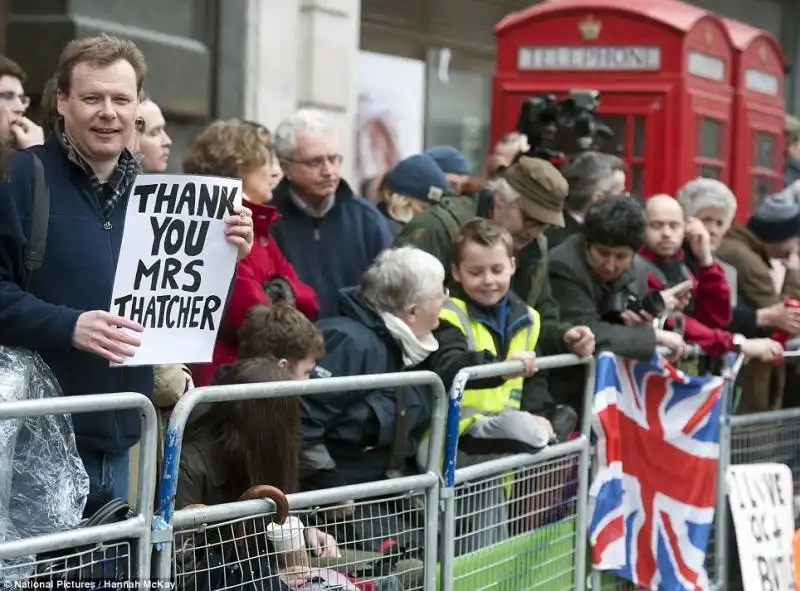 FUNERALI DI MARGARETH THATCHER 