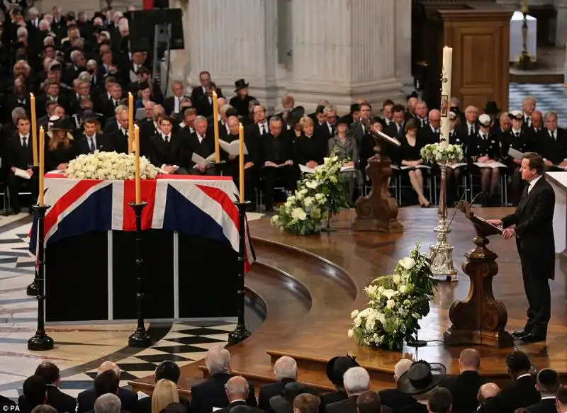 FUNERALI DI MARGARETH THATCHER 