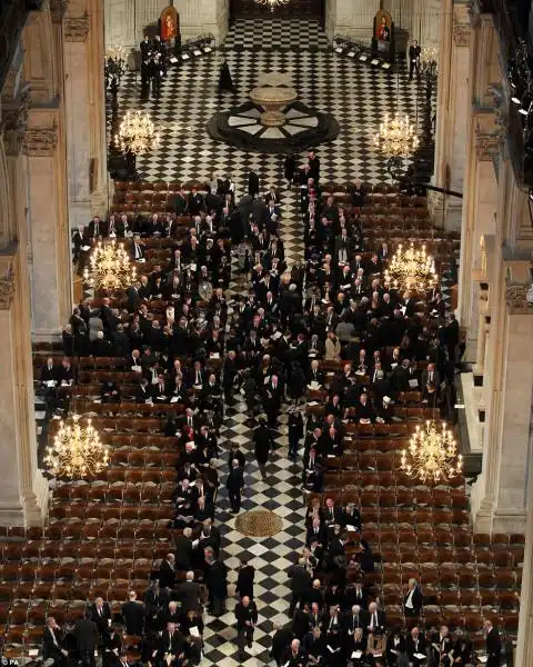 FUNERALI DI MARGARETH THATCHER 