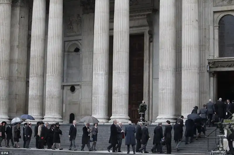 FUNERALI DI MARGARETH THATCHER 