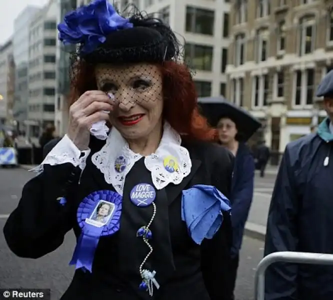 FUNERALI DI MARGARETH THATCHER 