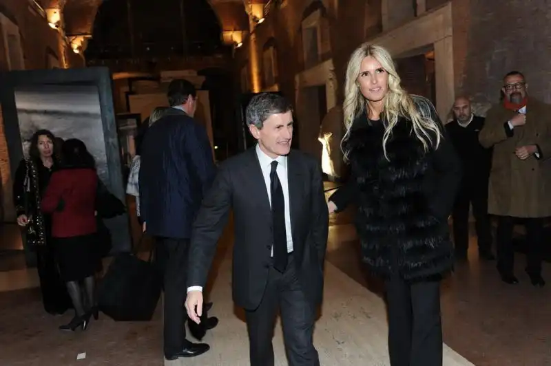 Gianni Alemanno e Tiziana Rocca 