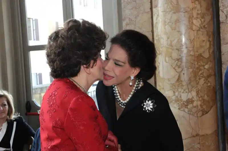 Gina Lollobrigida e Marisela Federici 