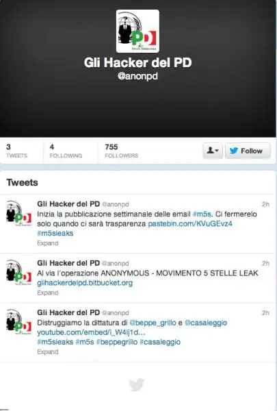 gli hacker del pd 